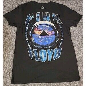 2020 Pink Floyd Dark Side of the Moon Black Tee T-Shirt Size Small